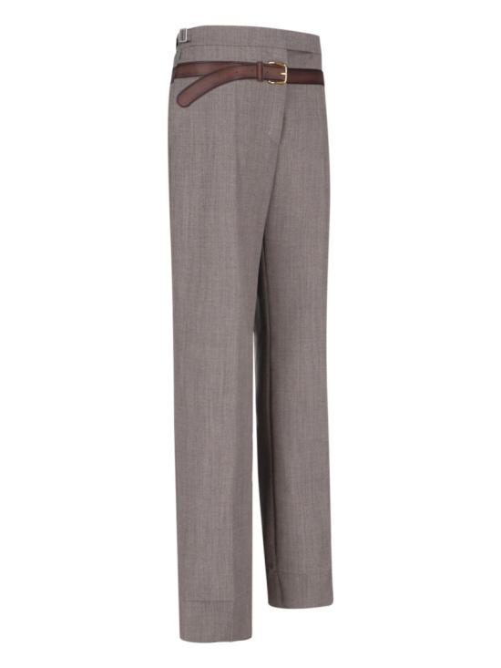25SS 프라다 스트레이트 팬츠 P242J OOO 16NOF0572 Brown - PRADA