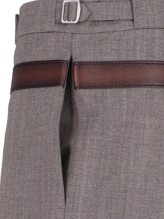 25SS 프라다 스트레이트 팬츠 P242J OOO 16NOF0572 Brown - PRADA