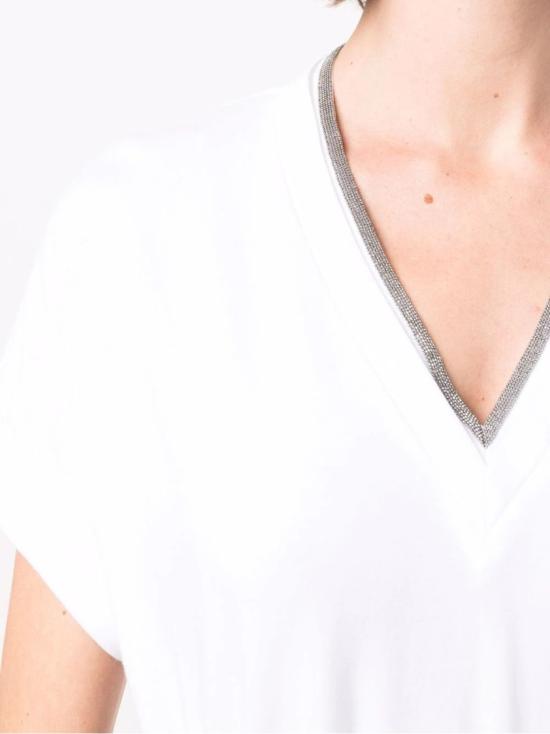  브루넬로 쿠치넬리 반팔 티셔츠 M0T18BD222 White - BRUNELLO CUCINELLI