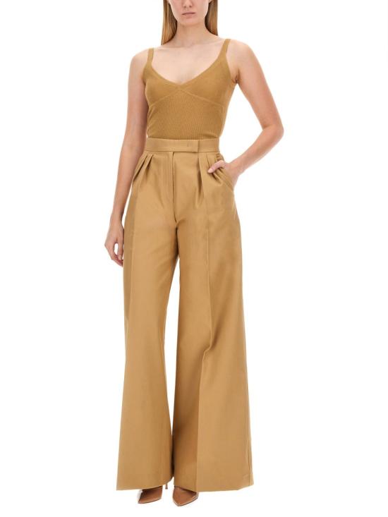 26SS 막스마라 갈루라 캐시미어&실크 리브 슬리브리스 탑 2421366091600 035003 BEIGE - MAX MARA
