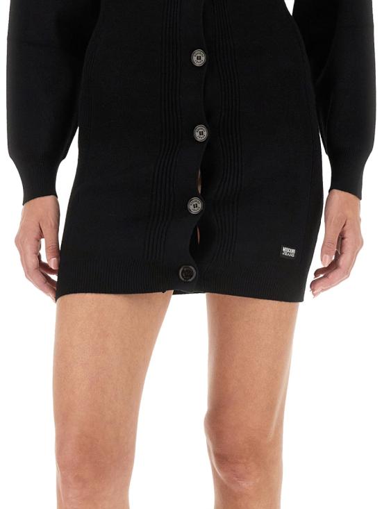 24FW 모스키노 원피스 04938702 0555 BLACK - MOSCHINO