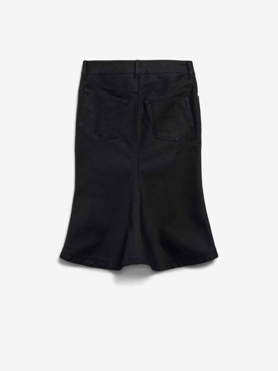 25FW 발렌시아가 미디 스커트 852330TTWA4 1000BLACK Black - BALENCIAGA