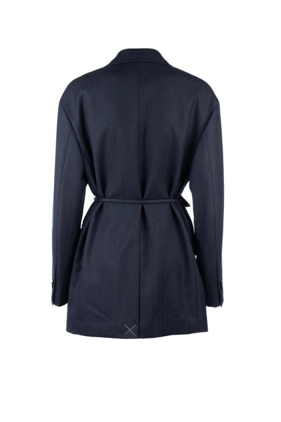 24FW 보테가베네타 자켓 784046V36K0 1155 BLACKBLUEMELANGE - BOTTEGA VENETA