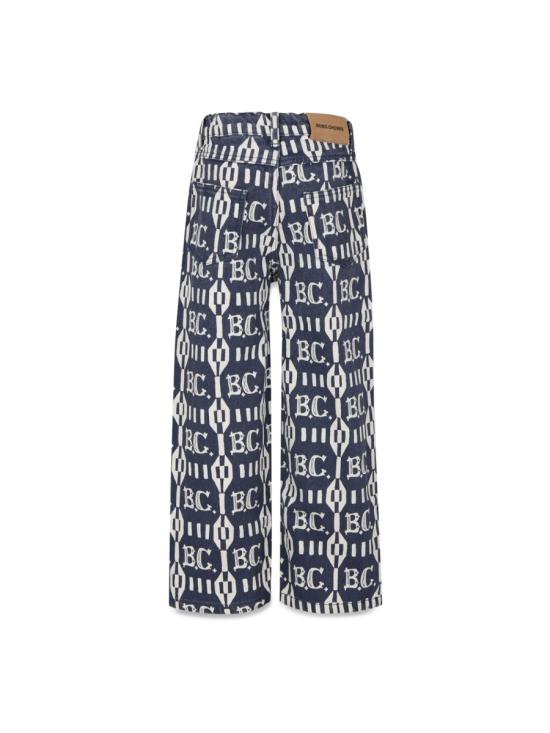 24FW [키즈] 보보쇼즈 스트레이트 팬츠 B224AC104K 401 BLUE - BOBO CHOSES