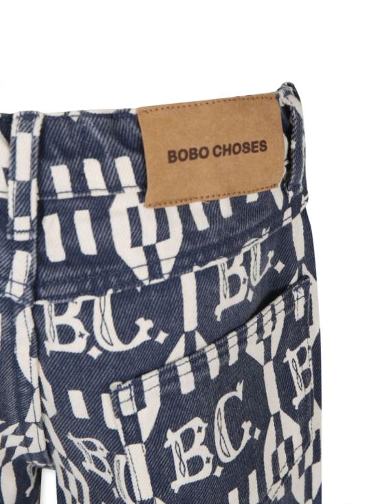 24FW [키즈] 보보쇼즈 스트레이트 팬츠 B224AC104K 401 BLUE - BOBO CHOSES