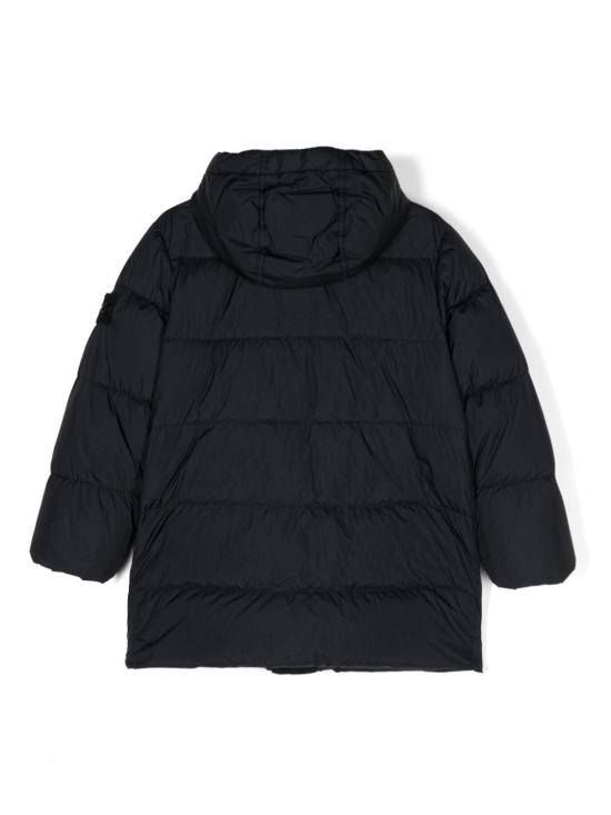 24FW [키즈] 스톤 아일랜드 봄버 자켓 811640123 V0020 NAVY BLUE - STONE ISLAND