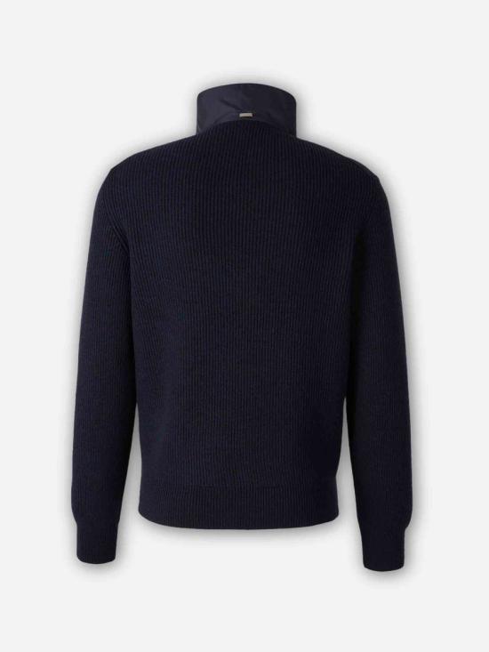 25FW 에르노 집업 니트 ML000016U70314 9290Dark Navy NAVY BLUE - HERNO