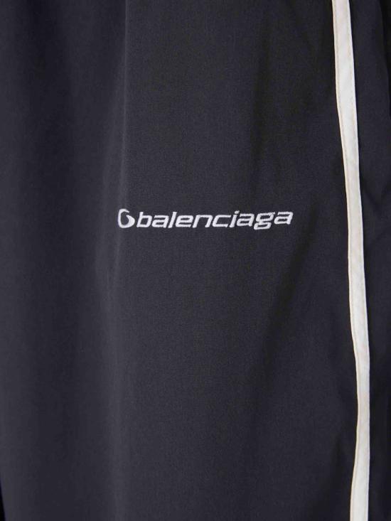 25FW 발렌시아가 숏팬츠 831393TRO31 1055WASHED BLACK NAVY BLUE - BALENCIAGA