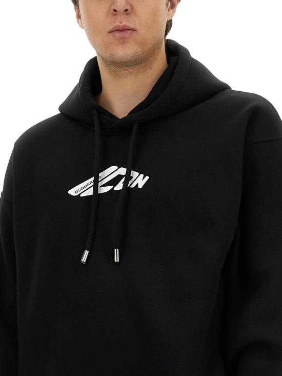  디스퀘어드2 후드 티셔츠 S79GU0137 D25007900 Black - DSQUARED2