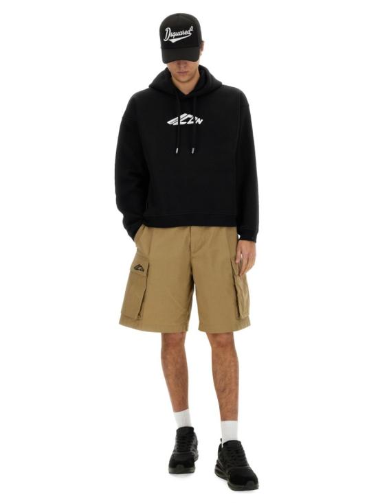  디스퀘어드2 후드 티셔츠 S79GU0137 D25007900 Black - DSQUARED2