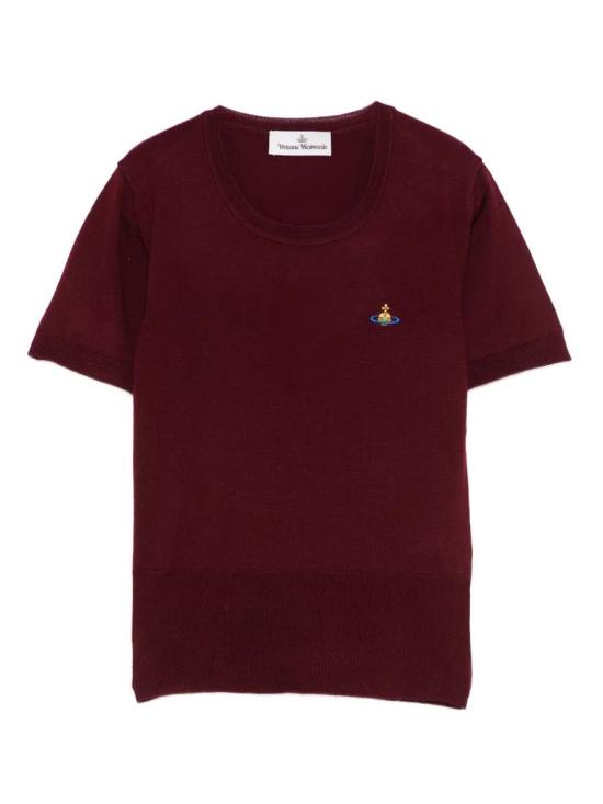 25FW 비비안웨스트우드 Bea 베아 니트 탑 1803002QY0006 410 RED