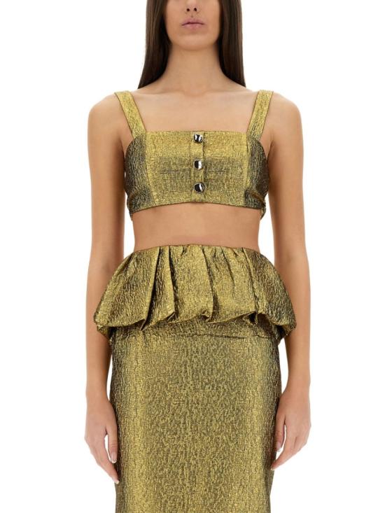 25SS 셀프 포트레이트 민소매 티셔츠 RS25 902T GD GOLD Gold