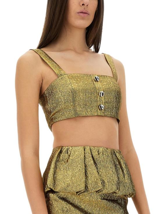 25SS 셀프 포트레이트 민소매 티셔츠 RS25 902T GD GOLD Gold - SELF PORTRAIT