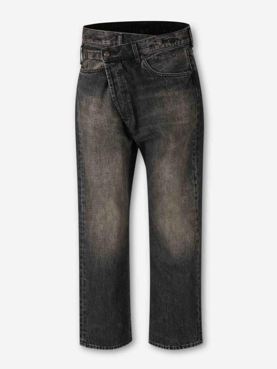 25FW 알13 KELLY 캘리 크로스오버 데님 팬츠 R13W2048 D352A Ashbury Black