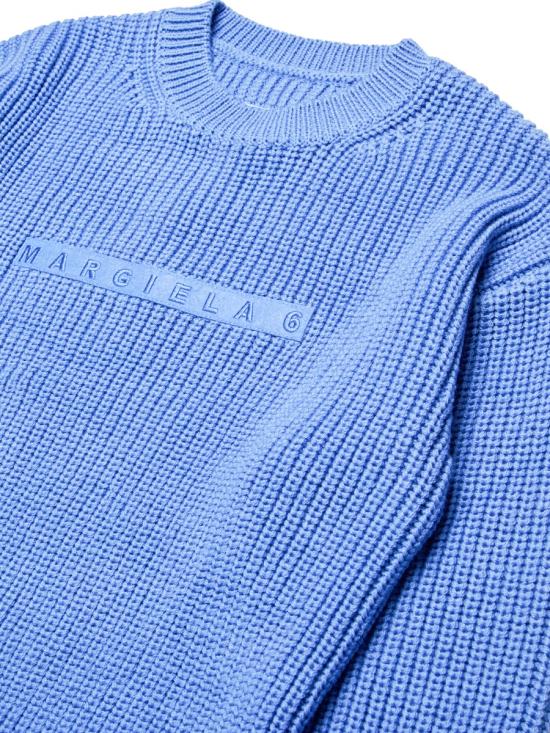 24FW [키즈] MM6 메종마르지엘라 티셔츠 M60643K MM03MM6C28 BLUE - MM6 MAISON MARGIELA