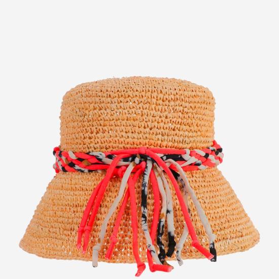  메종미셸 버킷햇 1128008001NATURAL Orange - MAISON MICHEL