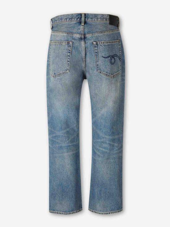 25FW 알13 데님 팬츠 R13W5083 D344A LEO BLUE DENIM BLUE - R13