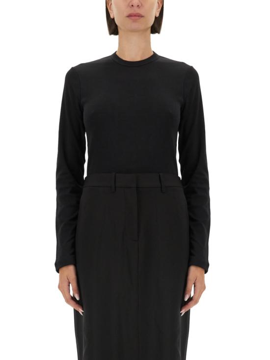  헬무트랭 긴팔 티셔츠 O06HW507 001 BLACK