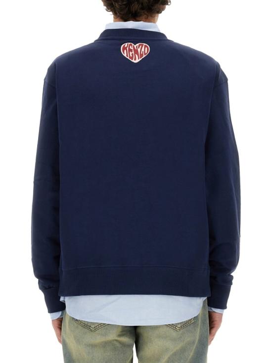  겐조 긴팔 티셔츠 FD65SW081 4MF77 Blue - KENZO
