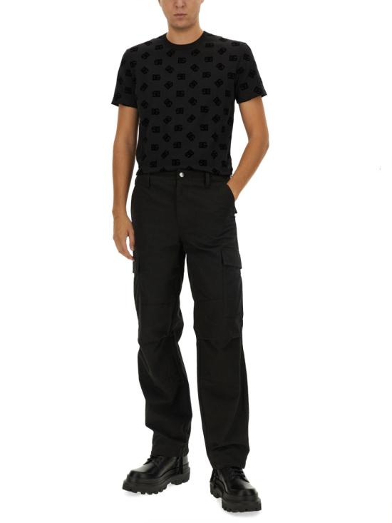 25FW 돌체앤가바나 반팔 티셔츠 G8PT1T G7NWEN0000 BLACK - DOLCE & GABBANA