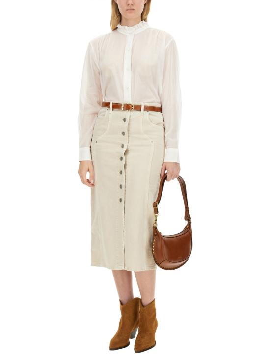 24FW 이자벨마랑에뚜왈 셔츠 HT0186FA A1J03E20WH WHITE - ISABEL MARANT ETOILE