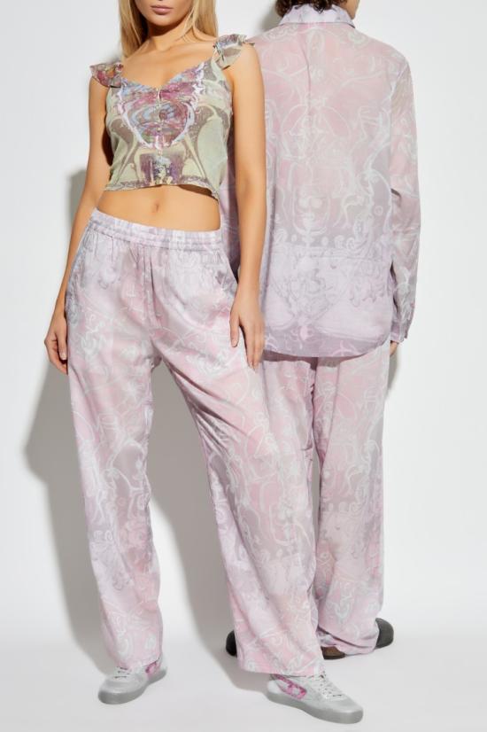 25FW 디젤 팬츠 P THECK A AJFW A19566 0AJFW 35U White - DIESEL