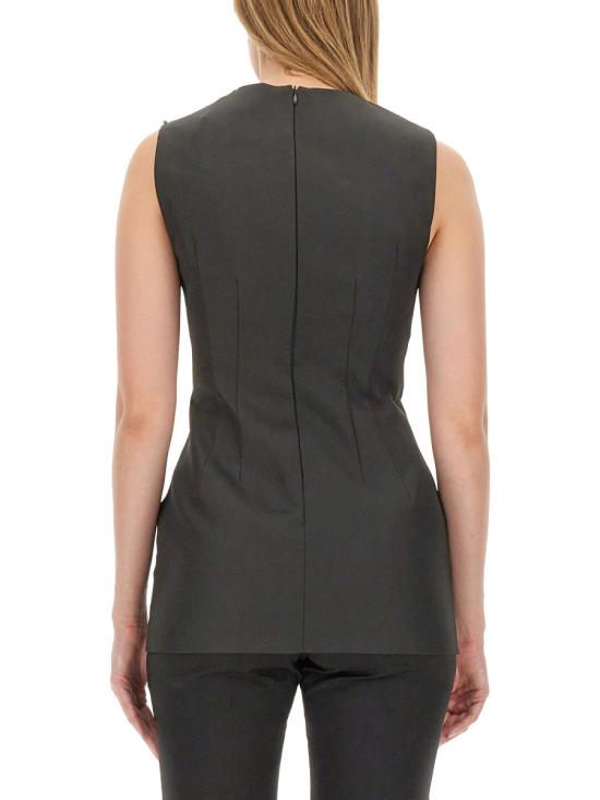 26SS 스포트막스 민소매 티셔츠 2422166011600 539003 GREY - SPORTMAX