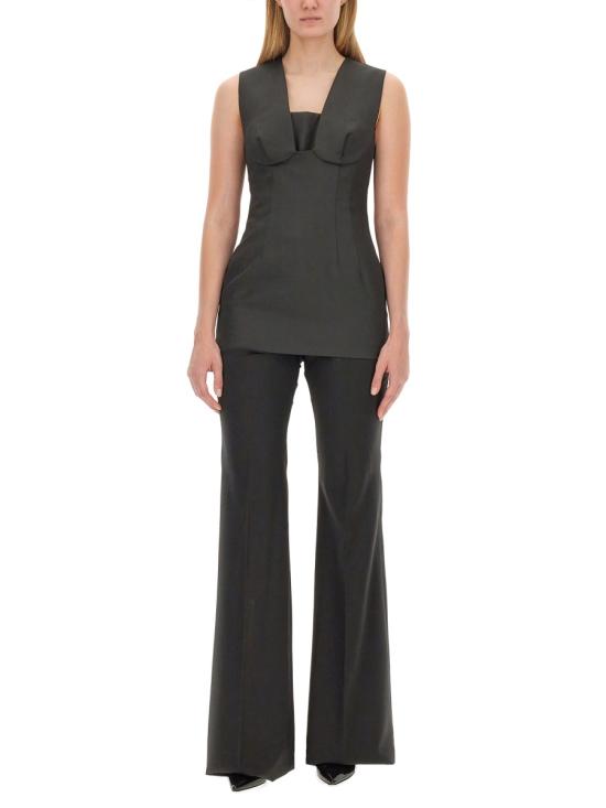 26SS 스포트막스 민소매 티셔츠 2422166011600 539003 GREY - SPORTMAX