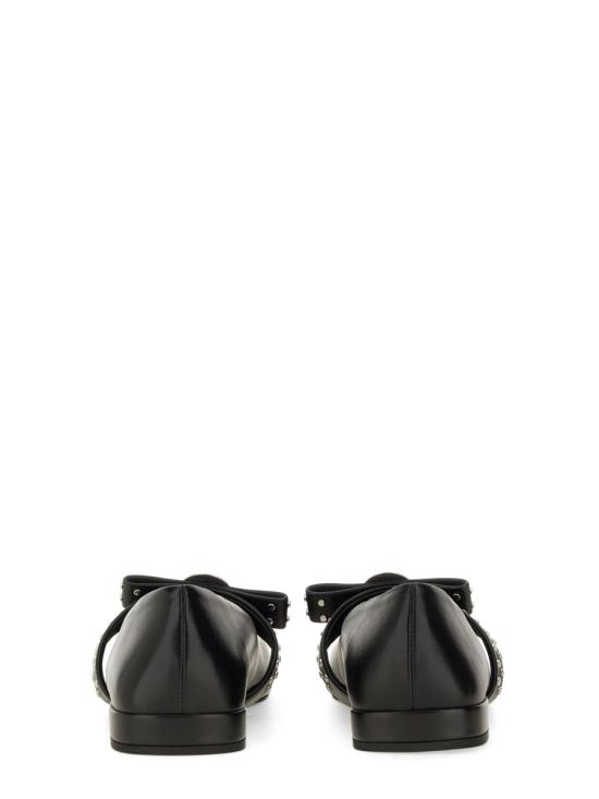 25FW 베르사체 플랫 슈즈 1016073 1A010061B00P BLACK - VERSACE