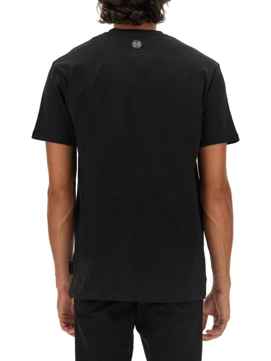  필립 플레인 반팔 티셔츠 MTK7342 PJY002N02 BLACK - PHILIPP PLEIN