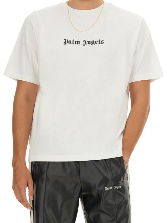 24FW 팜앤젤스 반팔 티셔츠 PMAA089 C99JER0030110 WHITE - PALM ANGELS