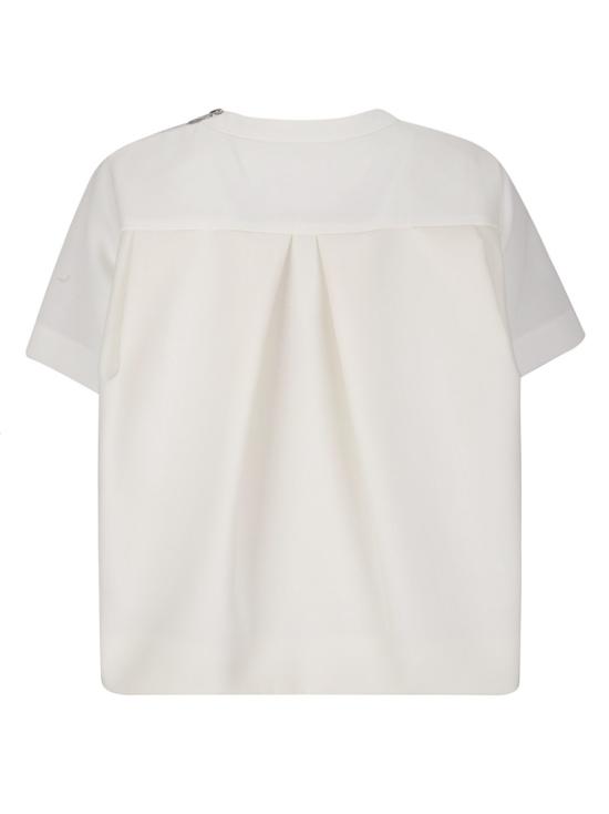 25FW 사카이 반팔 티셔츠 2507945 White - SACAI