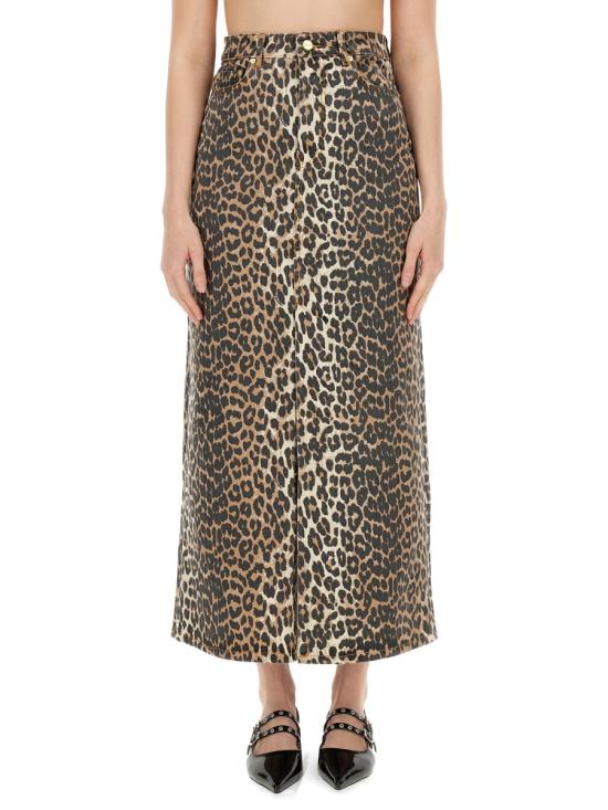 25FW 가니 스커트 J1445 943 ANIMALIER