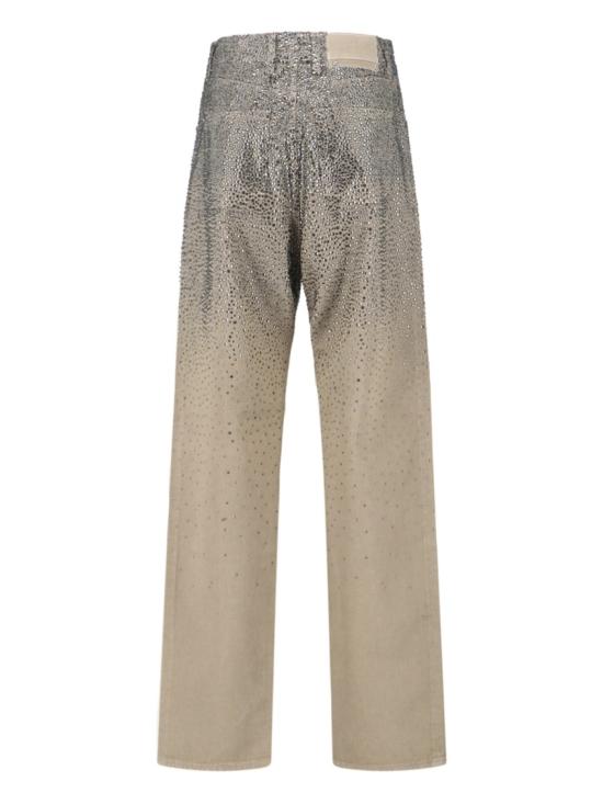 25FW 골든구스 그라디언트 스와로브스키 이펙트 코튼 팬츠 GWP00844 P00207515184 Neutrals - GOLDEN GOOSE
