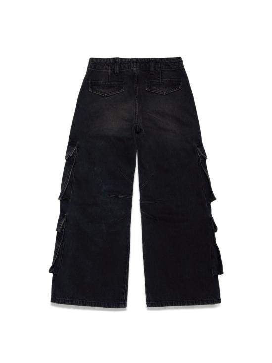 24FW [키즈] 디젤 스트레이트 팬츠 J01725K KXBMMK02 BLACK