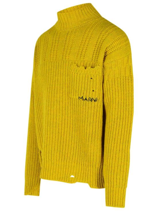 25FW 마르니 터틀넥 DVMG0054A0 UFW310 00Y48 Yellow - MARNI