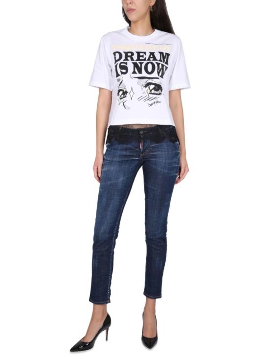  디스퀘어드2 반팔 티셔츠 S75GD0364 S23009100 White - DSQUARED2
