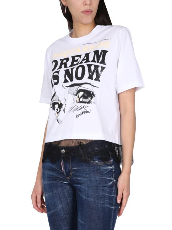  디스퀘어드2 반팔 티셔츠 S75GD0364 S23009100 White - DSQUARED2