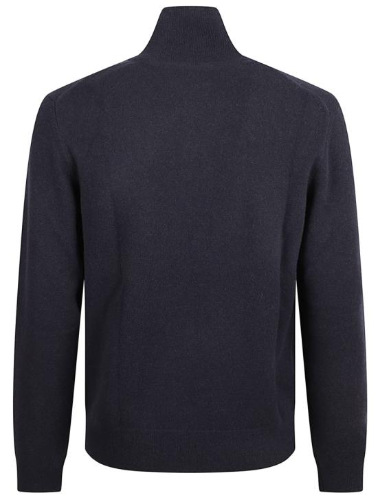 25FW 버버리 캐시미어 블렌드 하프 지퍼 스웨터  8112131 A1222 Blue - BURBERRY