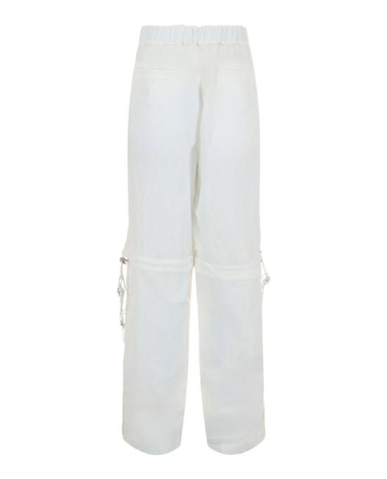  살바토레 페라가모 스트레이트 팬츠 142945 761240 10002 54 White - SALVATORE FERRAGAMO