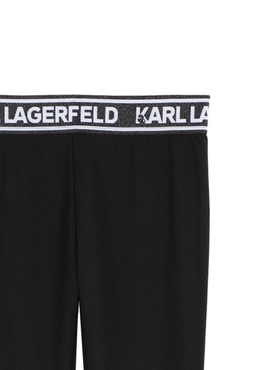 24FW [키즈] 칼라거펠트 스트레이트 팬츠 Z30202K 09B BLACK - KARL LAGERFELD