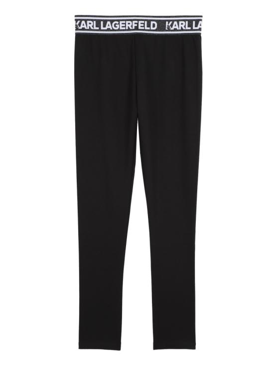 24FW [키즈] 칼라거펠트 스트레이트 팬츠 Z30202K 09B BLACK