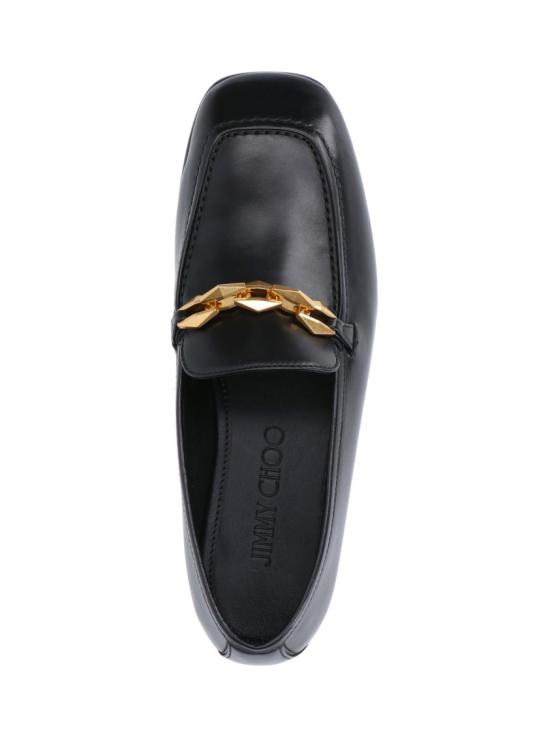 24FW 지미추 로퍼 DIAMOND TILDA LOAFER CLFBLACK Black - JIMMY CHOO