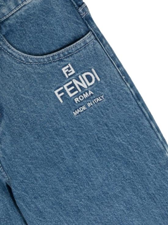25FW [키즈] 펜디 스트레이트 팬츠 JUF116K AMHXF0QG0 DENIM - FENDI