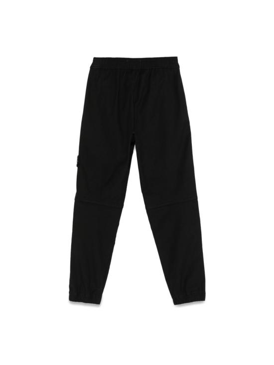 24FW [키즈] 스톤 아일랜드 스트레이트 팬츠 811630514K V0029 BLACK - STONE ISLAND