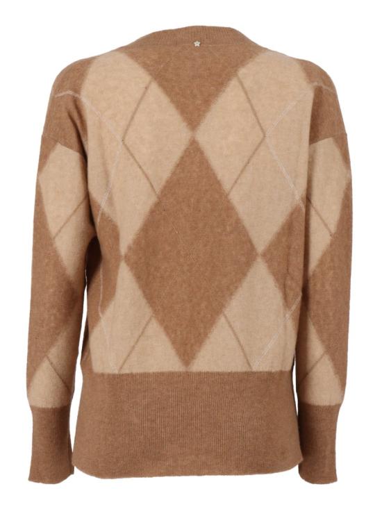 25FW 로레나안토니아찌 스웨터 A25144VM22A 3087 Brown - LORENA ANTONIAZZI