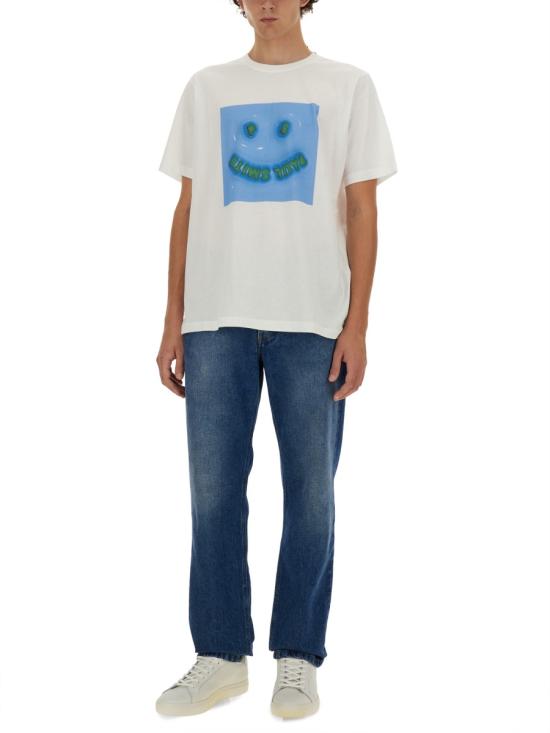 24FW PS 바이 폴스미스 반팔 티셔츠 M2R 011R NP4643 01 WHITE - PS BY PAUL SMITH