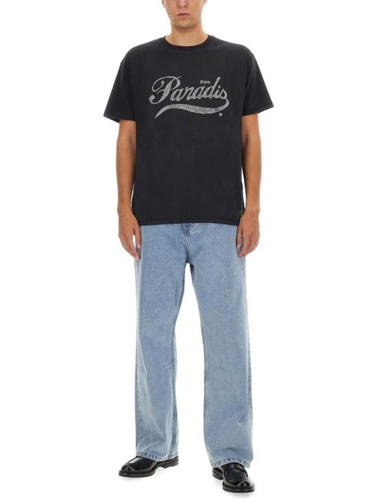  3.파라디스 반팔 티셔츠 AW2450 BLACK - 3.PARADIS