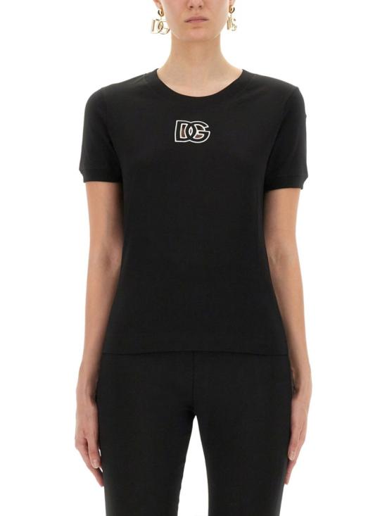 25FW 돌체앤가바나 탑 F8N08Z GDC9WN0000 Black