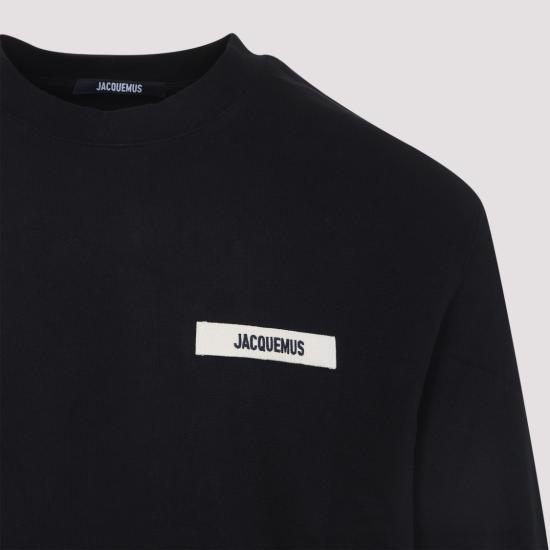 25FW 자크뮈스 그로그랭 긴팔 티셔츠 TSM00570AJ00226 Black - JACQUEMUS